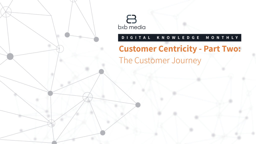 Digital Knowledge Monthly - Customer Centricity - Part Two: The Customer Journey Title