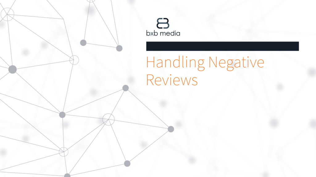 Handling Negative Reviews